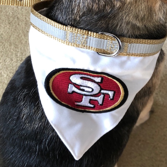 San Francisco 49ers Reflective Collar Bandana - Picture 1 of 5